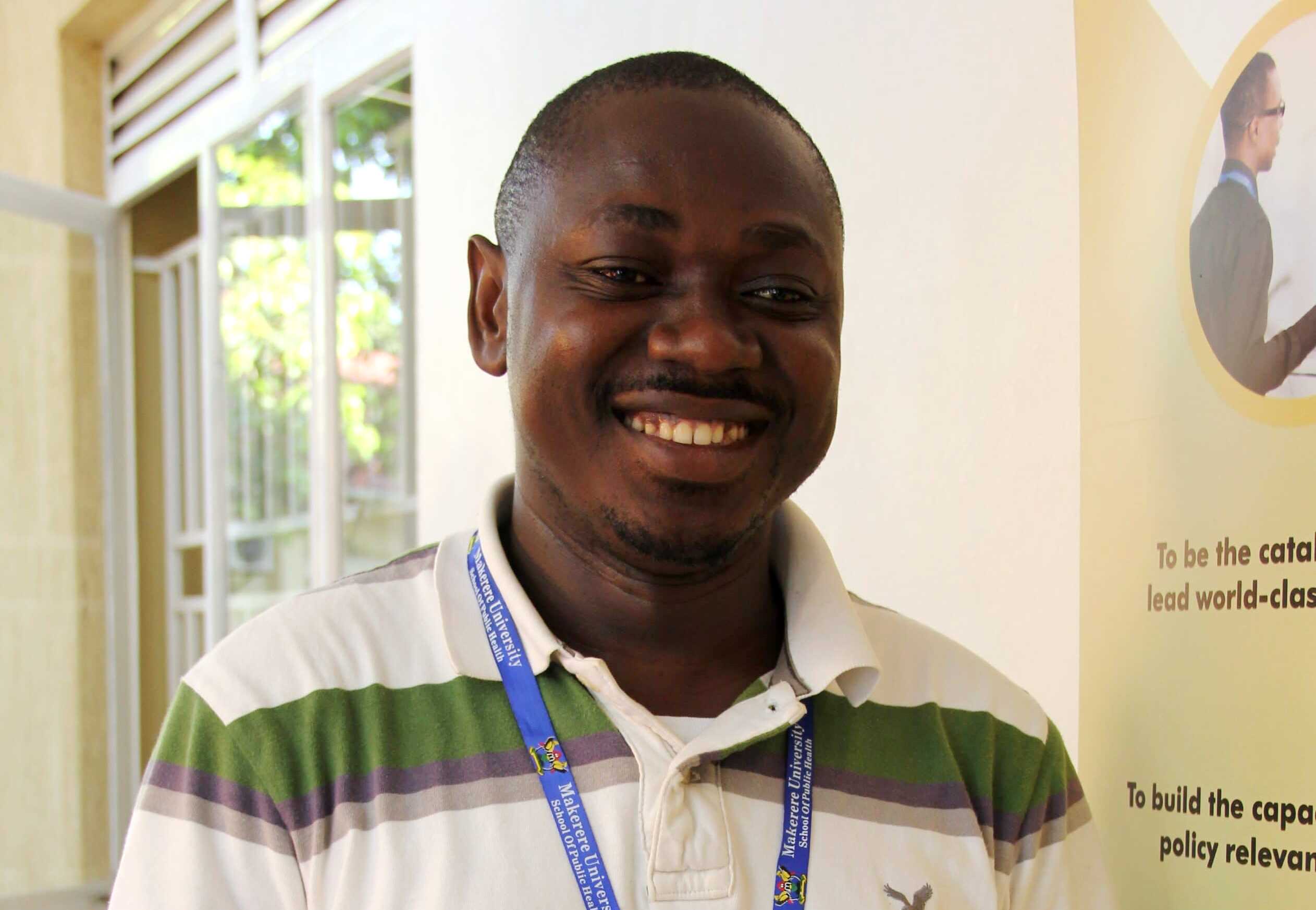 Alexander Kagaha, CARTA Cohort 7 graduate, Makerere University, Kampala Uganda, East Africa. Photo; CARTA