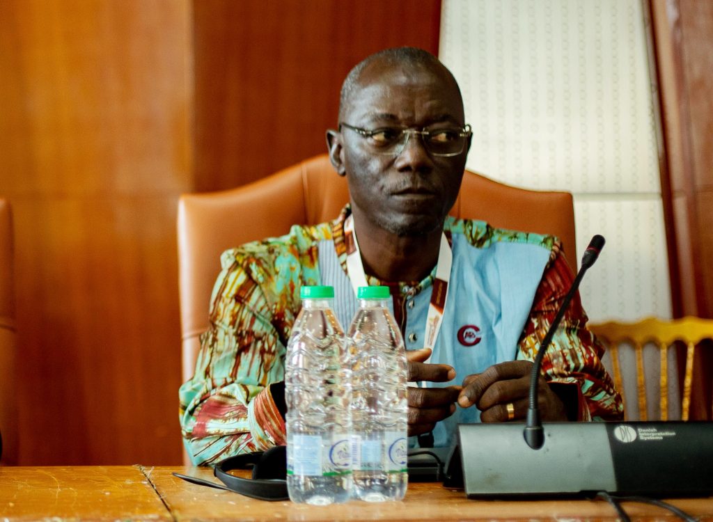 Dr. Robert Zougmore delivered the keynoted address. 19th RUFORUM AGM, Theme: “Transforming Higher Education to Sustainably Feed and Create Prosperity for Africa”, 28th October-2nd November 2023 “Accelerating and Scaling-Up Africa’s Climate Change Adaptation and Mitigation Actions: Experiences and Lessons” side-event 1st November 2023 at Palais de Congrès, Yaoundé, Cameroon, Africa.