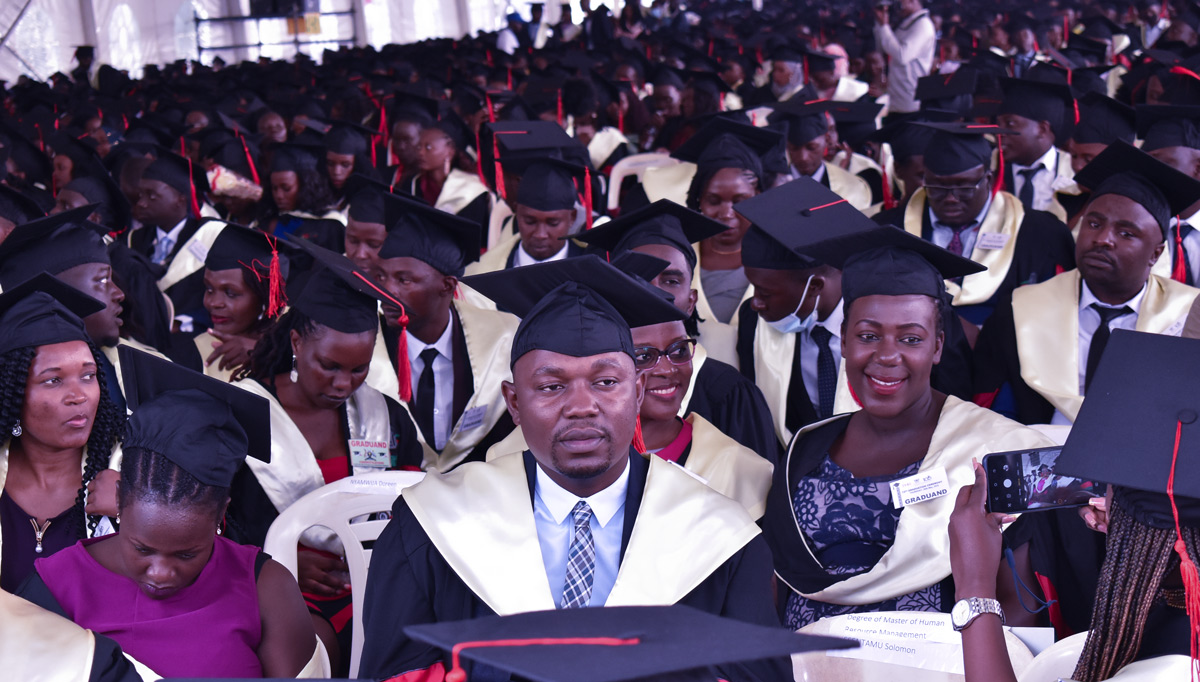 A section of students at Day 4 of the 72nd Mak Graduation held on Thursday 26th May 2022.