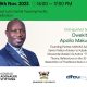 The Second Nsibirwa Annual Public Lecture due to be delivered by Owek. Apollo Makubuya at 2:00PM on 9th November 2022 in the Yusuf Lule Central Teaching Facility Auditorium, Makerere University, Kampala Uganda, East Africa.