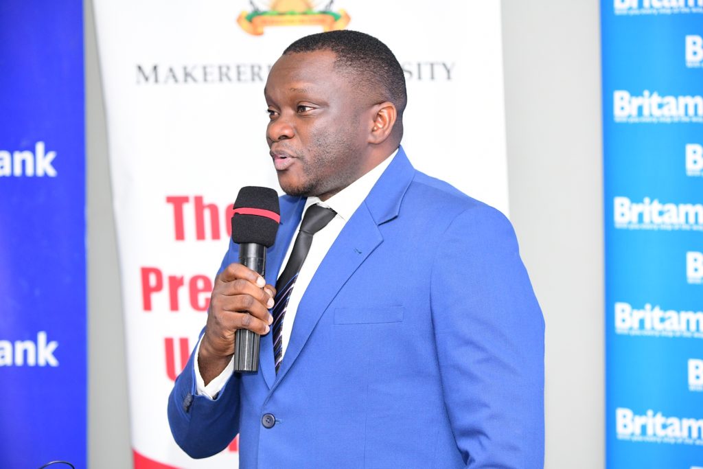 Mr. Lubega Rodgers represented the CEO of  URBRA. MURBS Presentation of Performance FY 2022/2023, 24th October 2023, Telepresence Centre, Level 2, Senate Building, Makerere University, Kampala Uganda. East Africa.
