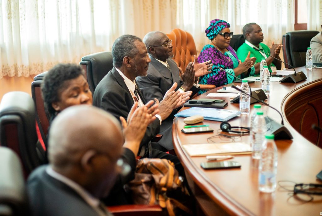 Some of the Vice Chancellors that attended the 2023 Forum. 19th RUFORUM AGM, Theme: “Transforming Higher Education to Sustainably Feed and Create Prosperity for Africa”, 28th October-2nd November 2023 Vice Chancellors' Forum side-event, Palais de Congrès, Yaoundé, Cameroon, Africa.