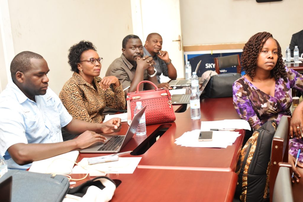 Left to Right: Participants - Dr Harun Murithi, Dr. Jenipher Bisikwa, Dr Tony Obua, and Dr Godfree Chigeza keenly following the presentations. Africa Soybean Breeders Meeting, 28th November to 1st December 2023, Makerere University, MUARIK, Kampala Uganda, East Africa.