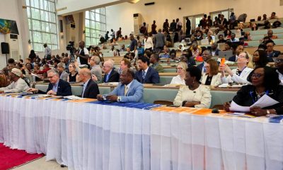 Prof. Barnabas Nawangwe (Front Row Centre) and part of the audience at the Opening Ceremony. ARUA 4th Biennial International Conference Opening Ceremony, 15th November 2023, University of Lagos, Nigeria, West Africa. Photo: Courtesy