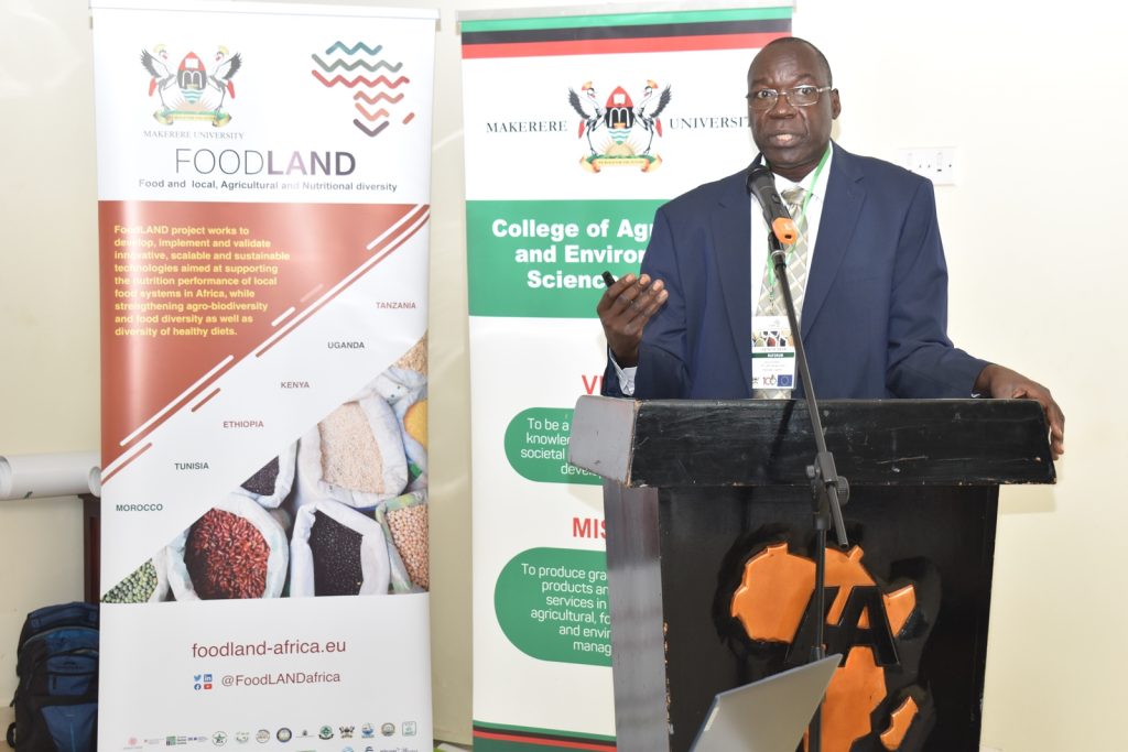 The Executive Secretary of RUFORUM delivered a presentation on the Research and Innovation Strategy for Africa. FoodLAND Project 4th Annual Meeting, 18th-20th January 2024, Hotel Africana, Kampala Uganda, East Africa.