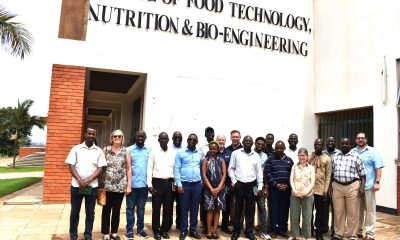 Participants from partner institutions on the final day of the training at the School of Food Technology, Nutrition and Bio-engineering, Makerere University. CAES, Kampala Uganda, East Africa.