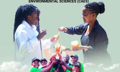 Cover page of the CAES Annual Report 2023. Makerere University, Kampala Uganda, East Africa.