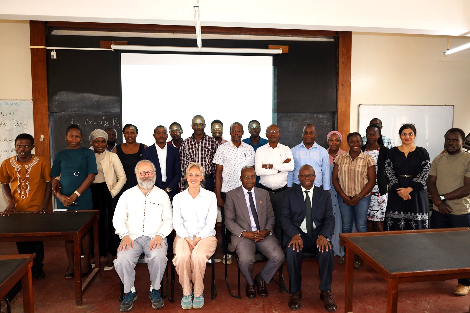 Group Photo of the trainers and trainees. Makerere University School of Statistics and Planning-University of Padova, Italy dynamic workshop on multivariate statistics and time series analysis, 11th to 20th June 2024, Makerere University, Kampala Uganda, East Africa.