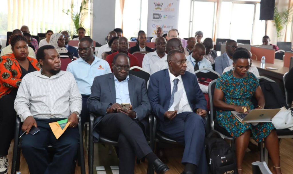 A section of participants attending the function. Launch of AI Health Lab, Block B, College of Computing and Information Sciences (CoCIS), Makerere University, Kampala Uganda, East Africa.