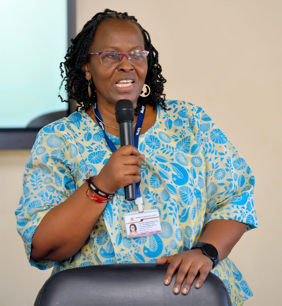 The Deputy Vice Chancellor Academic Affairs Bunyoro University, Prof.  Grace Bantebya Kyomuhendo. Gender Mainstreaming Directorate (GMD) training of female staff on leadership skills under Mak-RIF project titled; Enhancing Women’s Participation and Visibility in Leadership and decision-making organs of Public Universities in Uganda through Action Research. Workshop 28th-29th May 2024, theme: ‘Building and Sustaining a critical mass of potential women leaders at Makerere University’, Senate Conference Hall, Senate Building, Makerere University, Kampala Uganda, East Africa.