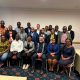 Seated from Left to Right: Prof. Justine Namaalwa, Prof. Yazidhi Bamutaze and Prof. Gorettie Nabanoga with other participants during the Master of Science in Green Economy and Climate Finance deliberations as part of the 2nd RUROFUM Triennial in Windhoek Namibia. Second RUFORUM Triennial Conference hosted by the Government of Namibia and RUFORUM member Universities in Namibia, 12-16 August, 2024, Windhoek under the theme “Operationalising Higher Agricultural Education and Research Ecosystems for Innovation, Industrialisation, and Economic Development in Africa: A Call for Action.