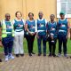 Rt. Hon. Thomas Tayebwa (4th Right) with Left to Right: Hon. David Bahati, Mr. John Chris Ninsiima, Dr. Maggie Kigozi, Mrs. Lorna Magara, H.E. Lubega Nsamba, Prof. Barnabas Nawangwe and Prof. Buyinza Mukadasi shortly after launching the Disability Support Unit on 18th August 2024. Makerere University Endowment Fund Race 2024 #MakRun2024, 18th August 2024, Freedom Square, Makerere University, Kampala Uganda, East Africa.