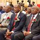 Prof. Nawangwe (C), Vice Chancellor Makerere University together with Vice Chancellors from across Africa. Second RUFORUM Triennial Conference hosted by the Government of Namibia and RUFORUM member Universities in Namibia, 12-16 August, 2024, Windhoek under the theme “Operationalising Higher Agricultural Education and Research Ecosystems for Innovation, Industrialisation, and Economic Development in Africa: A Call for Action.