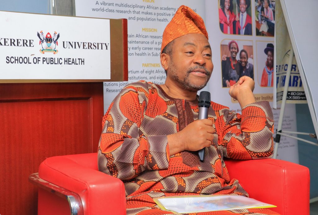 Dr. Akinyinka Omigbodun, a Professor of Obstetrics and Gynaecology at the University of Ibadan. Consortium for Advanced Research Training in Africa (CARTA) week-long training for Academic, Professional, and Administration Staff (APAS) and Trainers of Trainers (ToTs), 12th to 16th August 2024, at Makerere University, School of Public Health - ResilientAfrica Network (MakSPH-RAN), Plot 28, Upper Kololo Terrace, Kampala, Uganda, East Africa.