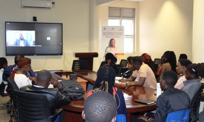 Part of the audience during the tutorial session. Entrepreneurship Centre at the College of Business and Management Sciences (CoBAMS), Makerere University, Kampala Uganda, East Africa tutorial session to help students refine their business pitching skills, 22nd August 2024.