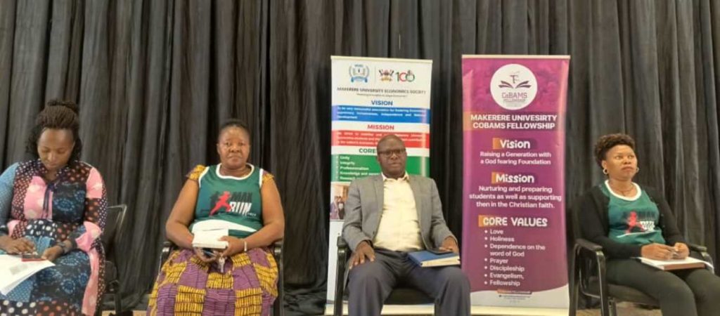 Prof. James Wokadala (2nd Right) with staff at the orientation. Freshers Orientation for Academic Year 2024/2025, College of Business and Management Sciences (CoBAMS), 6th August 2024, Yusuf Lule Central Teaching Facility, Makerere University, Kampala Uganda, East Africa.