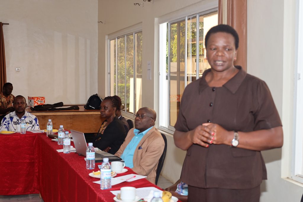 Ms. Annet Nandudu. School of Business, College of Business and Management Sciences (CoBAMS), Makerere University, Kampala, Uganda, East Africa partnership with United Nations Capital Development Fund (UNCDF) to undertake a study on “Enabling new Cites to Access Private Capital for Local Investments.” for Arua and Mbale Cities, research dissemination, 1st August 2024, Mbale City. Research Team Lead: Dr. Yusuf Kiwala.