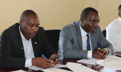 Mr. Bruce Kabaasa (Centre) addressed the meeting at CoVAB. Makerere University Finance Planning, Administration, and Investment Committee (FPAIC) of Council led by Mr. Bruce Kabaasa inspection visit to the College of Veterinary Medicine, Animal Resources, and Biosecurity (CoVAB), Makerere University, Kampala Uganda, East Africa.