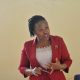 Dr. Dorothy Nampanzira, HoD, Livestock, and Industrial Resources, CoVAB addressed students. Department of Livestock and Industrial Resources (LIR) in the School of Veterinary Medicine and Animal Resources (SVAR) at the College of Veterinary Medicine, Animal Resources and Biosecurity (CoVAB), Makerere University, Kampala Uganda, East Africa orientation for First Year Students August 2024.