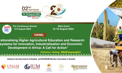 Second RUFORUM Triennial Conference, Windhoek, Namibia, 12th - 16th August, 2024.