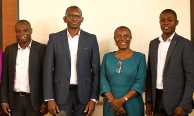 The research team from Left to Right: Dr. Edward Kansiime, Dr. Yuda Taddeo Kaahwa, Dr. Rebecca Nambi and Dr. Richard Balikoowa. Government of Uganda through the Makerere University Research and Innovations Fund (Mak-RIF)-funded project to develop a set of competencies to guide graduate secondary school teachers in Uganda, focusing on effectively teaching students under the new lower secondary curriculum, Research Dissemination, 12th September 2024, College of Education and External Studies (CEES), Kampala Uganda, East Africa.