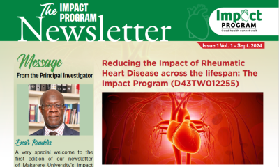 A Screenshot of the IMPACT Program Newsletter September 2024. College of Health Sciences (CHS), Makerere University, Kampala Uganda, East Africa.