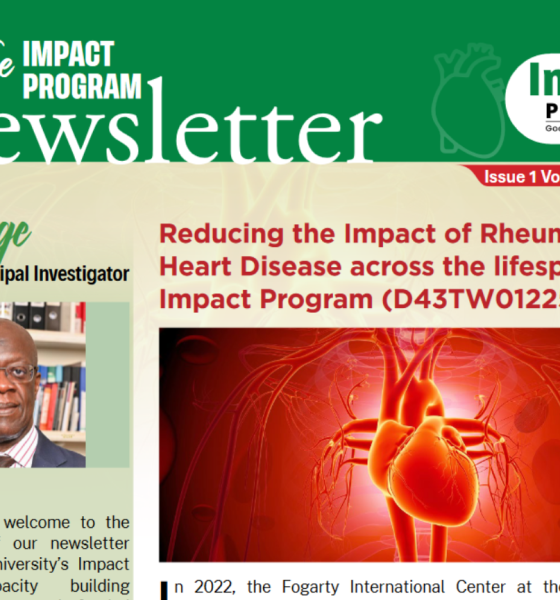 A Screenshot of the IMPACT Program Newsletter September 2024. College of Health Sciences (CHS), Makerere University, Kampala Uganda, East Africa.