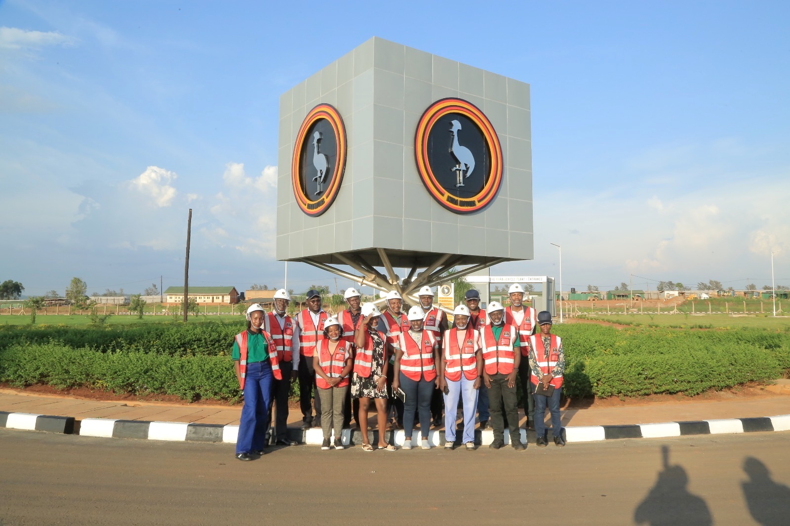 EfD-Mak Team and Inclusive Green Economy (IGE) Fellows pose for a group photo at the Kiira Motors Corporation (KMC) plant in Jinja on 17th September 2024. EfD-Mak Team and Inclusive Green Economy (IGE) fellows led by Uganda’s Policy Engagement Specialist Dr. Peter Babyenda visit Uganda’s Pioneer Motor Vehicle Company engaged in the production of Electric and solar powered vehicles – the Kiira Motors Corporation (KMC), 17th September 2024, Jinja, East Africa.