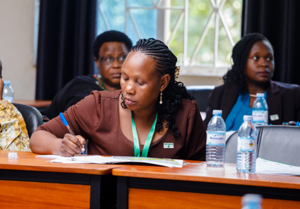 Some of the participants at the symposium. Gender Mainstreaming Directorate, in collaboration with Michigan State University (MSU) and the Michigan Fellows Africa Initiative (MFAI) Uganda, symposium aimed at raising awareness among university staff on how to address sexual harassment and related incidents, Telepresence Centre, Senate Building, Makerere University, Kampala Uganda, East Africa 10th September 2024.