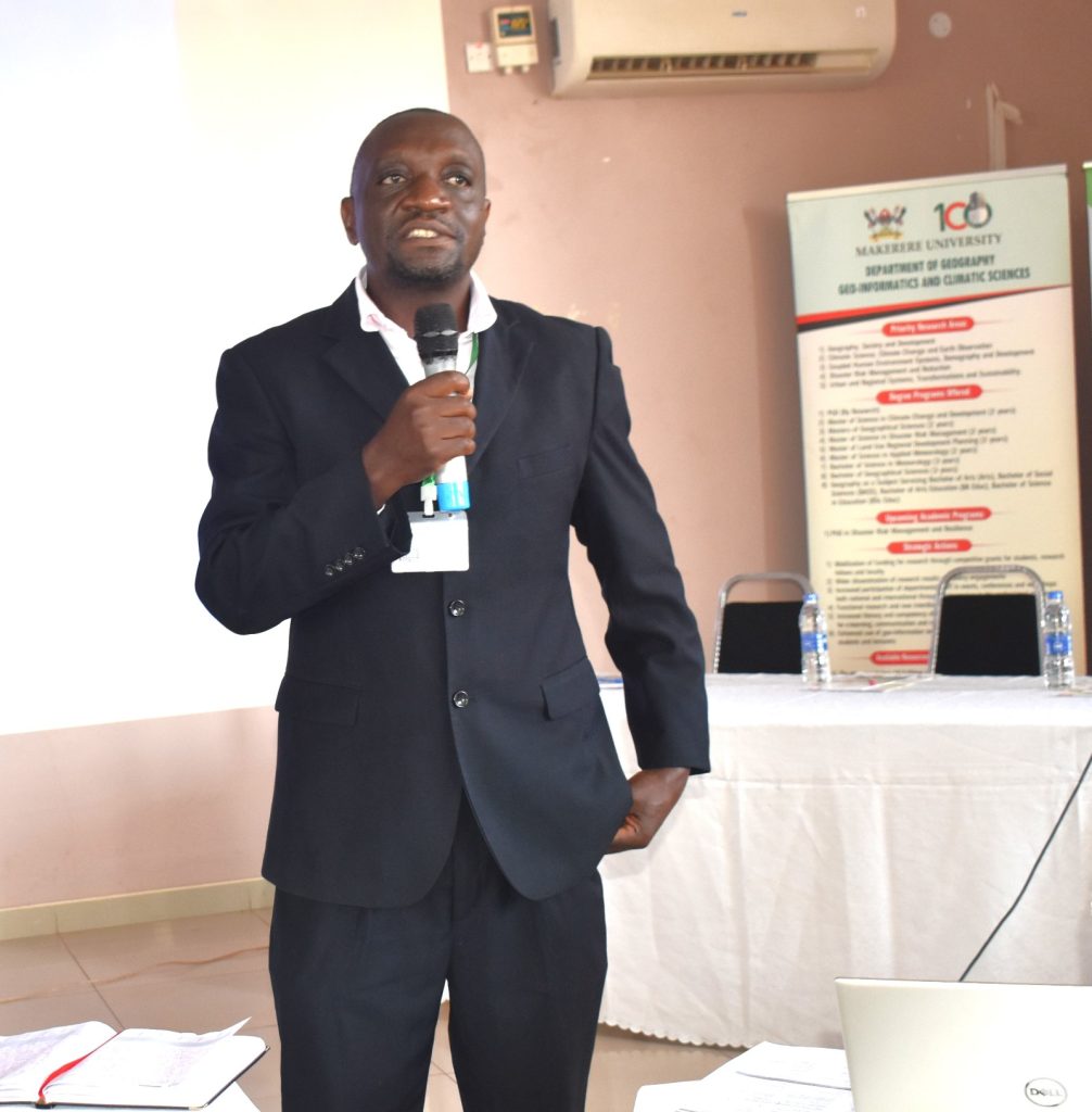 On behalf of Makerere University, Dr Henry Ssemakula appreciated the project team saying the initiative would boost Makerere's aspiration of becoming a research-led university, responding to the global development challenges. College of Agricultural and Environmental Sciences (CAES), Makerere University, Kampala Uganda, East Africa, DANIDA-funded Agroforestry for People, Ecosystems and Climate Change (AfPEC) project (March 2024-April 2029) focusing on Mt. Elgon Highlands in Eastern Uganda Inception Meeting in Mbale City, 25th-26th September 2024.