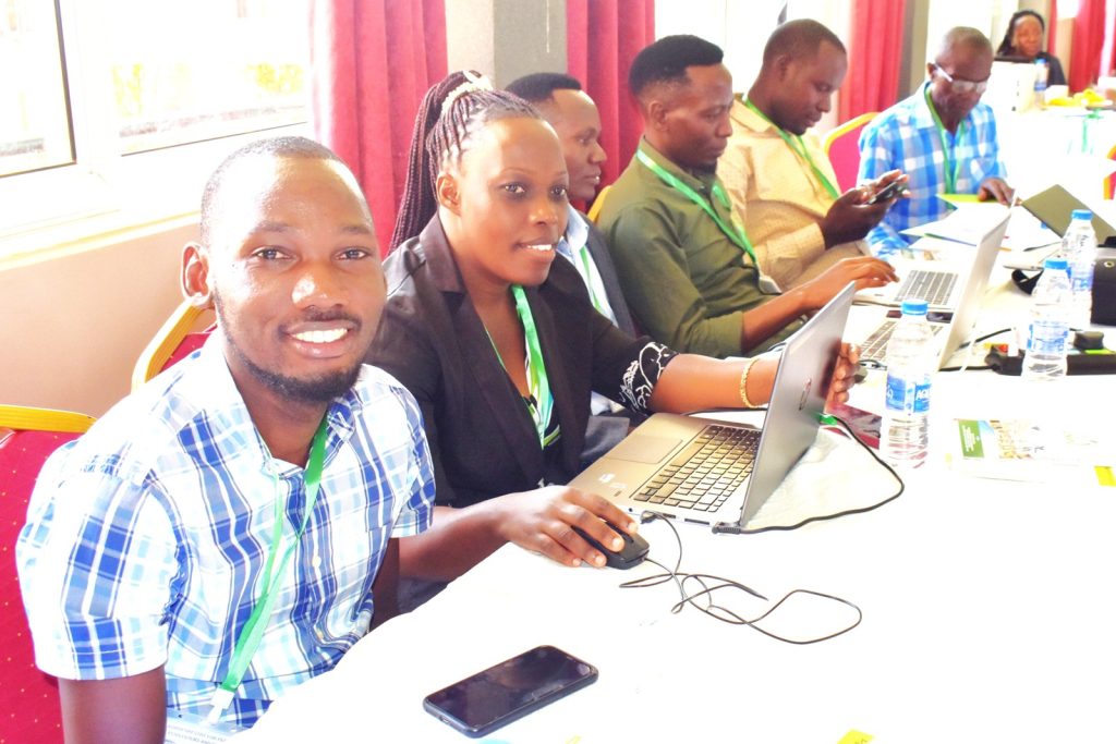 Some of the participants on Day One of the workshop. College of Agricultural and Environmental Sciences (CAES), Makerere University, Kampala Uganda, East Africa, DANIDA-funded Agroforestry for People, Ecosystems and Climate Change (AfPEC) project (March 2024-April 2029) focusing on Mt. Elgon Highlands in Eastern Uganda Inception Meeting in Mbale City, 25th-26th September 2024.