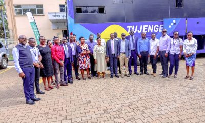 Staff from both URA and the College of Business Management Sciences in a group photo.