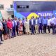 Staff from both URA and the College of Business Management Sciences in a group photo.