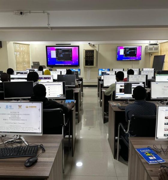 Participants attend a session in the Smart Classroom Facility, College of Computing and Information Sciences (CoCIS). Block A, Makerere University, Kampala Uganda, East Africa.