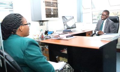 Dr. Alo Olubisi meeting Head of Department Assoc. Prof. Engineer Bainomugisha in his office. Makerere University’s College of Computing and Information Sciences (CoCIS) has warmly welcomed Dr. Alo Oluwaseum Olubisi, a senior lecturer from Nigeria, who will serve as a volunteer in teaching, research, mentorship, and knowledge-sharing, Kampala Uganda, East Africa.