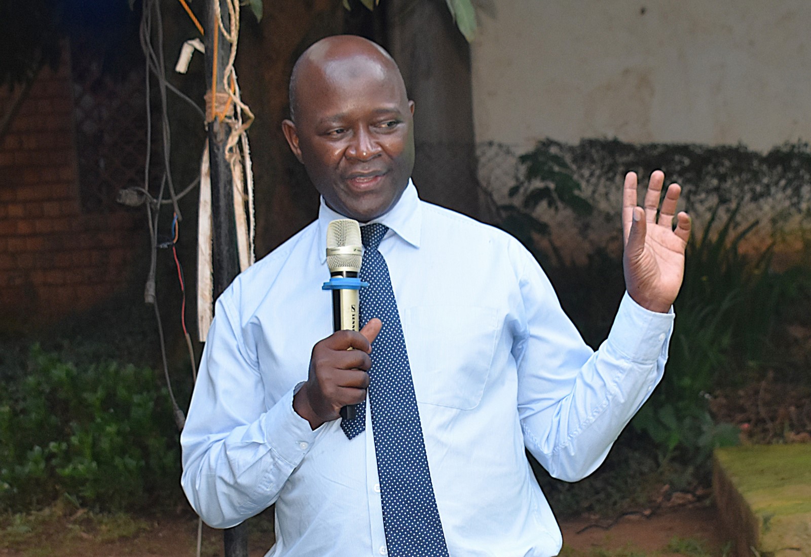 Prof. Yazidhi Bamutaze, Deputy Principal CAES briefing the students on academics at the College. College of Agricultural and Environmental Sciences (CAES) Welcoming Building Capacity for Climate-Resilient Food Systems in Africa (CaReFoAfrica) Project-a three-year intra-Africa Academic Mobility Scheme co-funded by the EU-sponsored students to Makerere University, Kampala Uganda, East Africa on 29th November 2024.