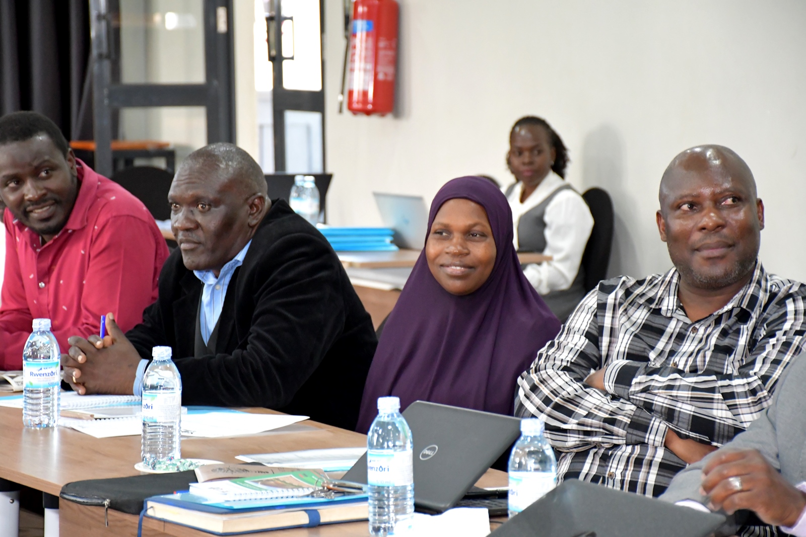 Participants follow proceedings during the workshop. Inaugural comprehensive training program aimed at enhancing the pedagogical and professional competencies of its academic staff, 11th-14th December 2024, Fairway Hotel, organized by the Office of the Deputy Vice Chancellor (Academic Affairs), facilitated by the Centre for Teaching and Learning Support (CTLS), College of Education and External Studies (CEES), Makerere University, Kampala Uganda, East Africa.