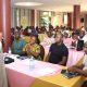 The Principal CHUSS, Assoc. Prof. Helen Nambalirwa Nkabala speaking to staff at the Grand Global Hotel during the retreat. The College of Humanities and Social Sciences (CHUSS), Makerere University first-ever non-academic staff retreat, December 7-8, 2024, Grand Global Hotel, Kikoni, Kampala Uganda, East Africa.