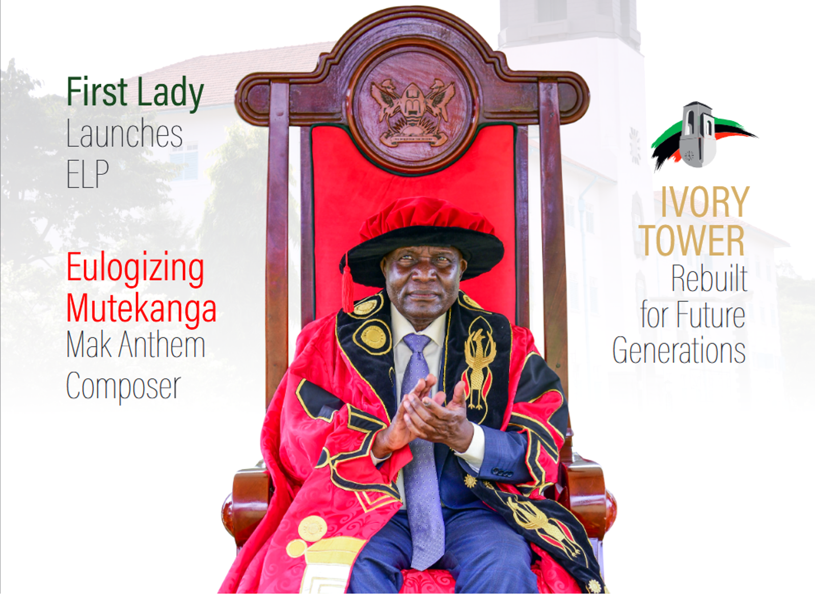 Cover page of the Mak News Magazine January 2025. Makerere University, Kampala Uganda, East Africa.