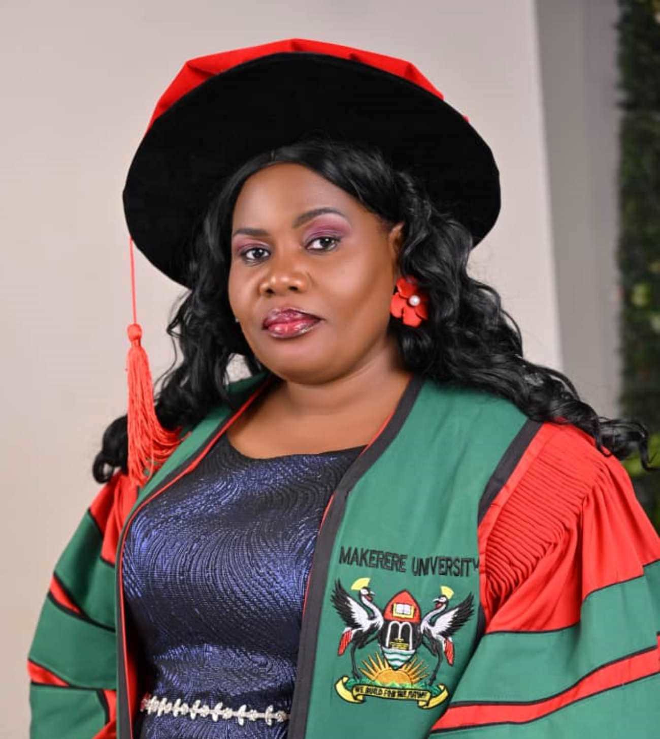 Dr. Irene Namatende was conferred upon the PhD in Education Management on Day 1 of the 75th Graduation Ceremony. 75th Graduation Ceremony, Day 1, CoCIS, CEES, CoVAB and School of Law. 13th January 2025, Freedom Square, Makerere University, Kampala Uganda, East Africa.