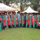 Some of the PhD Graduands from the College of Education and External Studies (CEES). 75th Graduation Ceremony, Day 1, CoCIS, CEES, CoVAB and School of Law. 13th January 2025, Freedom Square, Makerere University, Kampala Uganda, East Africa.