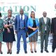 Right to Left: Prof. James Wokadala, Prof. Edward Bbaale, Dr. Allen Kabagenyi, Dr. Stephen Ojiambo Wandera, Dr. Patricia Ndugga and Ms. Namugenyi Christabellah. Convocation Luncheon, 75th Graduation Ceremony, Day 2, CoBAMS, CHS and CoNAS. 14th January 2025, Research, Teaching, Students Excellence Awards, Edge Road, Makerere University, Kampala Uganda, East Africa.