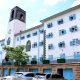 Front View of the reconstructed Main Building, Makerere University. Date Taken 8th November 2024. Kampala Uganda, East Africa.