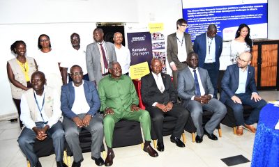 Some of the researchers with the Chief Guest, Hon. Mario Obiga Kania, Minister of State for Urban Development and the representative of the Vice Chancellor, Prof. Edward Bbaale at the launch of the report at Fairway Hotel. Makerere University Urban Action Lab, College of Agricultural and Environmental Sciences (CAES) launch of comprehensive report, part of the African Cities Research Consortium (ACRC) program, detailing key challenges affecting urban development in Kampala, one of Africa’s fastest-growing cities, annual population growth rate of 5.6%, by Hon. Mario Obiga Kania, Minister of State for Urban Development, 13th February 2025, Fairway Hotel, Uganda, East Africa.