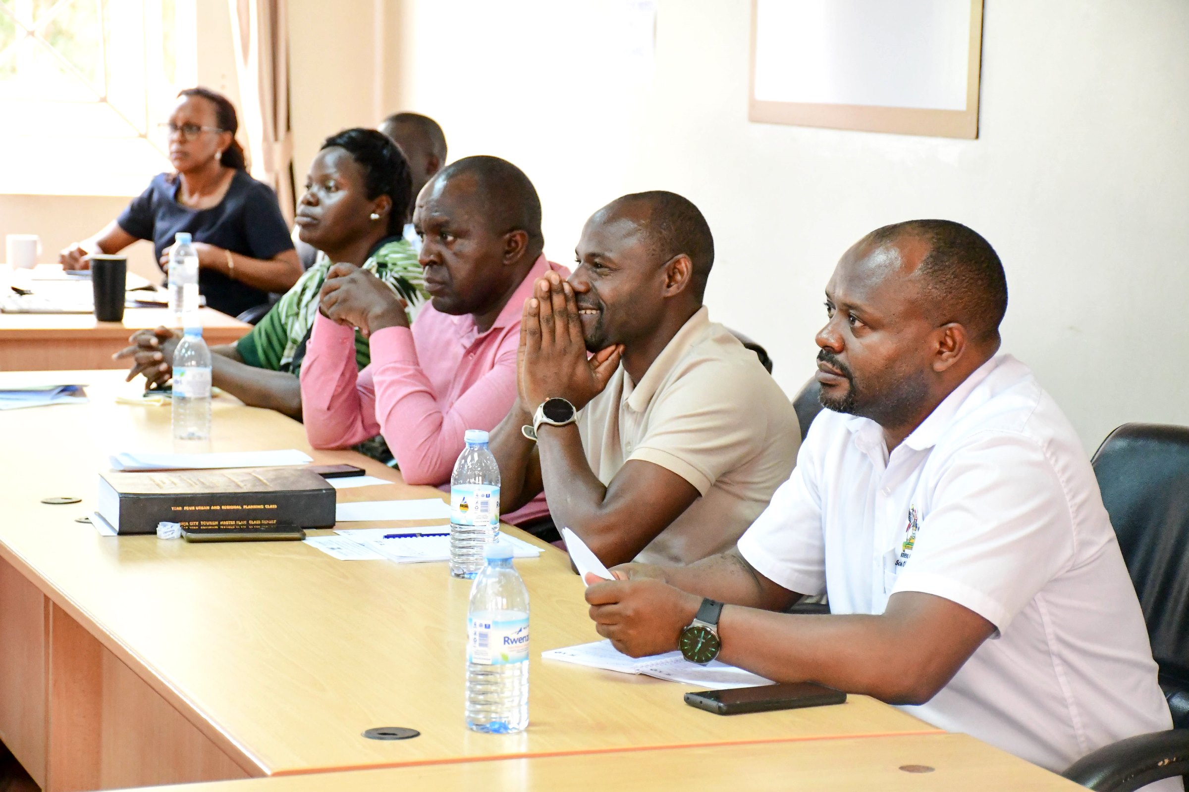 Some of the participants from the first cohort of the Pedagogy and Professionalism course. The Office of the Deputy Vice Chancellor (Academic Affairs) and the College of Education and External Studies (CEES) through the Centre of Teaching and Learning Support (CTLS) are implementing the Pedagogy and Professionalism course, First Cohort of 50, 19th to 21st February 2025, School of Business Conference Room, Makerere University, Kampala Uganda, East Africa.