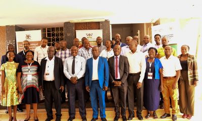 Participants pose for a group photo at CEES on 19th February 2025. Research Dissemination: Capacity Building of Teacher Educators in Competency Based Curriculum (CBC) in selected Public Universities in Uganda project funded by the Government of Uganda through Makerere University Research and Innovation Fund (MakRIF), 19th February 2025, College of Education and External Studies (CEES), Kampala Uganda, East Africa.