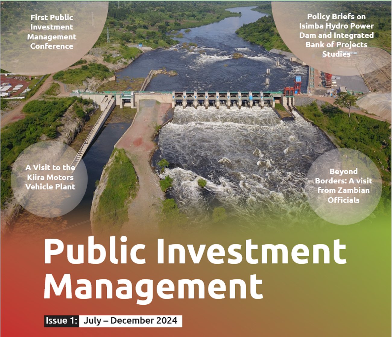 Cover page of the Public Investment Management Center of Excellence (PIM CoE) Magazine Issue 1: July - December 2024. College of Business and Management Sciences (CoBAMS), Makerere University, Kampala Uganda, East Africa.