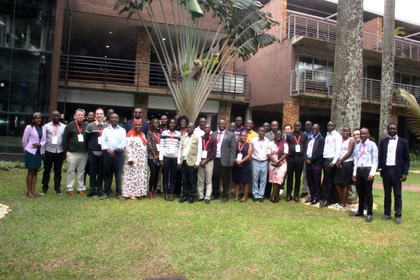 A Group photo of multi-disciplinary participants at the One Health and Diagnosing Zoonoses workshop (Jan 30-31, 2025) at Kabira Country Club, Kampala. Makerere University in partnership with Glasgow, UK and University of Stockholm, Sweden with support from Europe’s CIVIS  University Alliance, multi-disciplinary workshop "One Health and Diagnosing Zoonoses – Understanding the Importance of Climate Change in Disease Prevalence", at Kabira Country Club, Kampala, Uganda East Africa