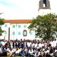 Participants at the Scholars Council meeting pose for a group photo with Prof. Barnabas Nawangwe (Centre) in the Freedom Square. Makerere University hosts the Mastercard Foundation Scholars Council Representatives meeting, which brings together young people from around 45 partner universities of the Mastercard Foundation, 2nd February 2025, Kampala Uganda, East Africa.