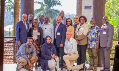 The Dean MakSPH, Prof. Rhoda Wanyenze (3rd Right) with stakeholders at the commencement of conversations on the executive Global Health Diplomacy Program, part of the Africa-Based Global and Regional Health Diplomacy Initiative on 14th November 2024. Makerere University School of Public Health, Kampala Uganda, East Africa.